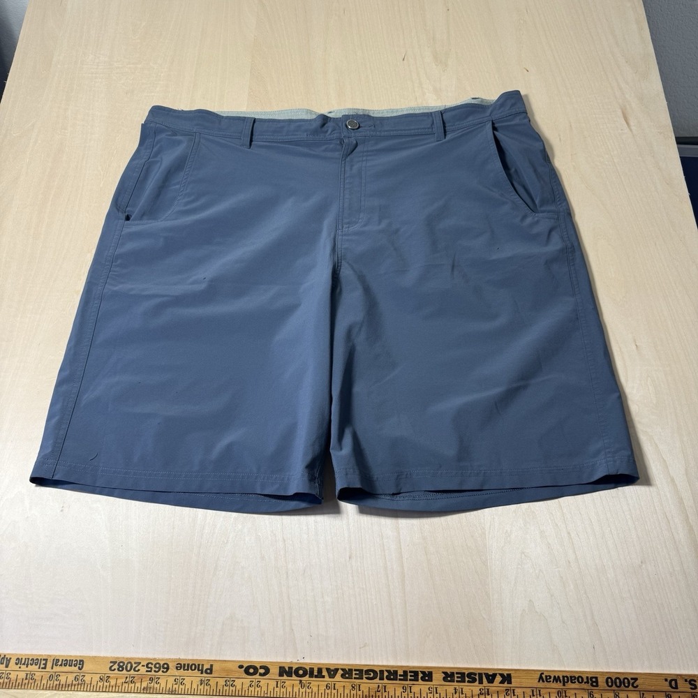 Free Fly Shorts Mens 40 Grayish Blue Hybrid‎ Wicking Stretch 4-Way Stretch